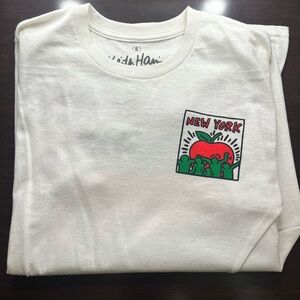 White Keith Haring tshirts from Urban Outfitters